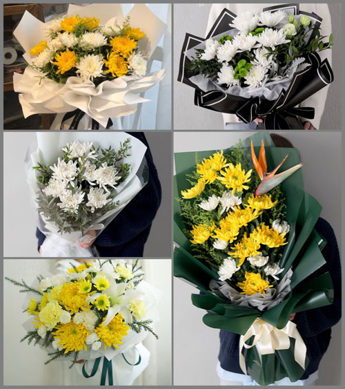 山东莱芜莱城区大王庄镇岔峪村白事花束代送